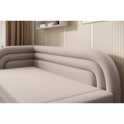 Schlafsofa 86x199 SLUROX - beige, linke Ausführung