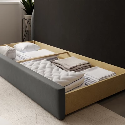 Schlafsofa 86x199 SLUROX – Dunkelgrau, linke Ausführung