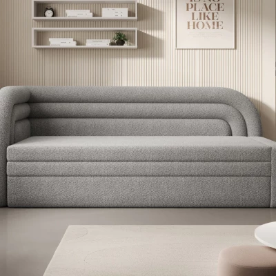 Schlafsofa 86x199 SLUROX - grau, links