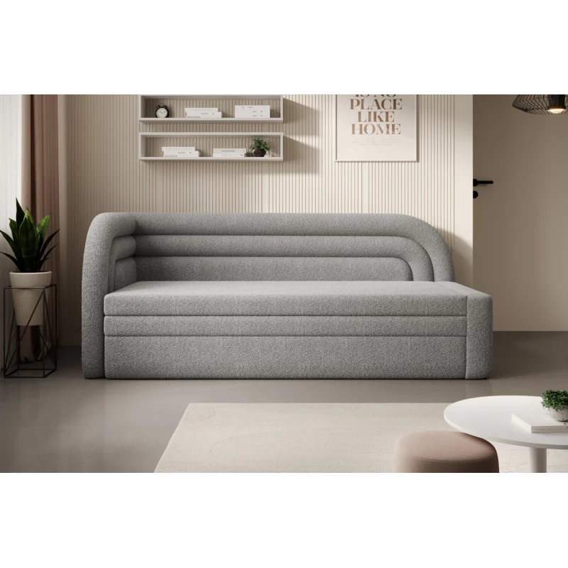 Schlafsofa 86x199 SLUROX - grau, links