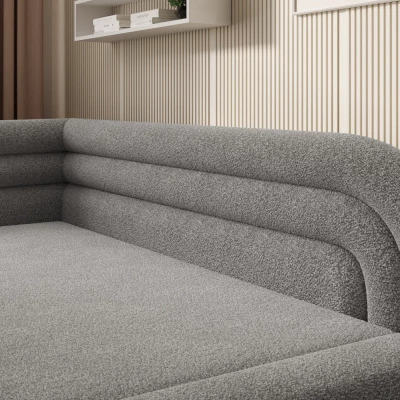 Schlafsofa 86x199 SLUROX - grau, links