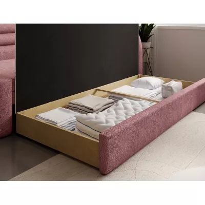 Schlafsofa 86x199 SLUROX - rosa, rechts