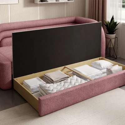 Schlafsofa 86x199 SLUROX - rosa, rechts