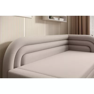 Schlafsofa 86x199 SLUROX - beige, rechts