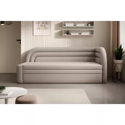 Schlafsofa 86x199 SLUROX - beige, rechts