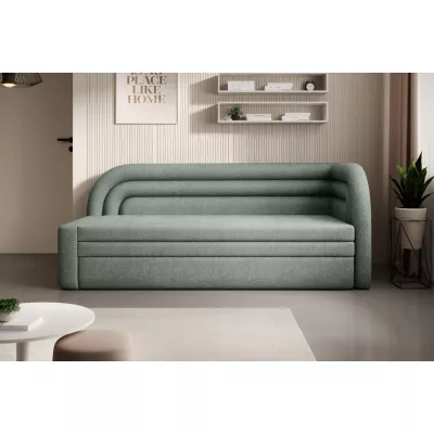 Schlafsofa 86x199 SLUROX - grün, rechts