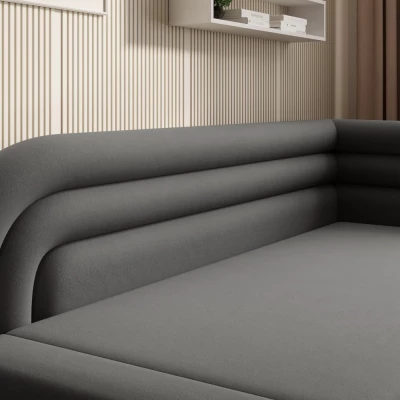 Schlafsofa 86x199 SLUROX - dunkelgrau, rechts