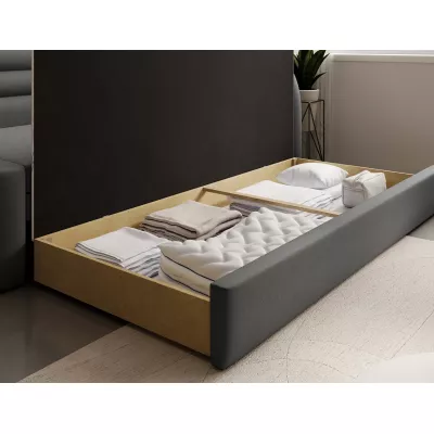 Schlafsofa 86x199 SLUROX - dunkelgrau, rechts