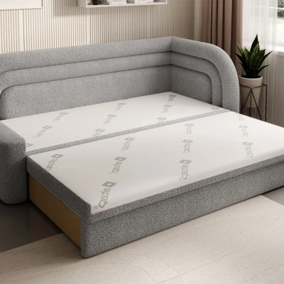 Schlafsofa 86x199 SLUROX - grau, rechts