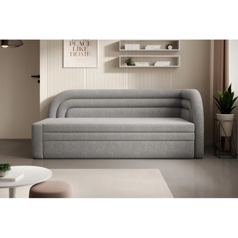 Schlafsofa 86x199 SLUROX - grau, rechts