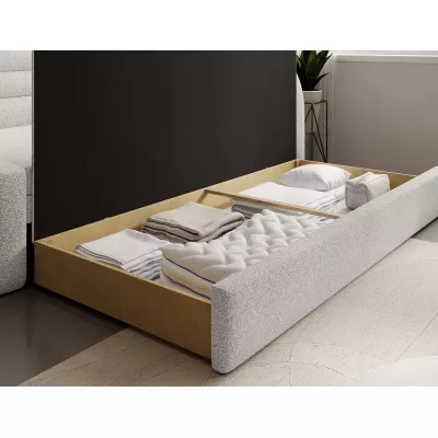 Schlafsofa 86x199 SLUROX - weiß, rechts