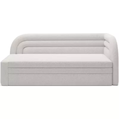 Schlafsofa 86x199 SLUROX - weiß, rechts