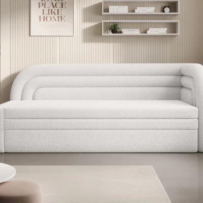 Schlafsofa 86x199 SLUROX - weiß, rechts