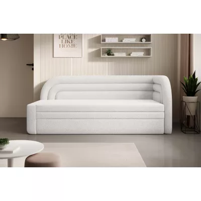 Schlafsofa 86x199 SLUROX - weiß, rechts