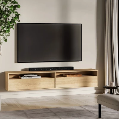 INDIGO Hänge-TV-Ständer – Eiche