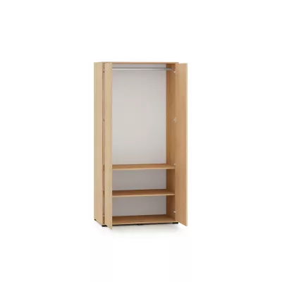 Kleiderschrank 92 cm INDIGO - Eiche