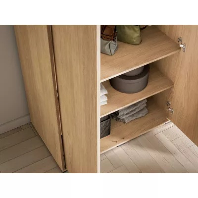 Kleiderschrank 92 cm INDIGO - Eiche