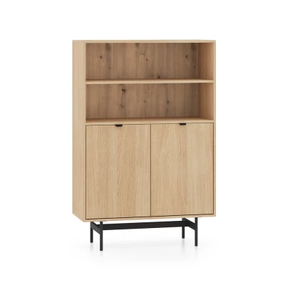 Regal mit Türen INDIGO - Eiche