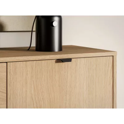 Breite, kombinierte Kommode INDIGO - Eiche