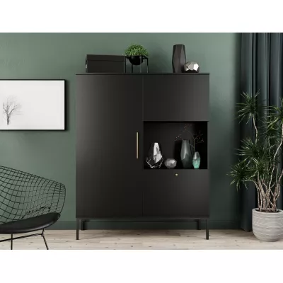 Niedriges Displaygehäuse CYPBELINE - schwarz