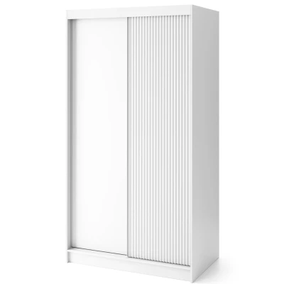 Kleiderschrank mit Schiebetüren 120 cm SELIORA - weiß