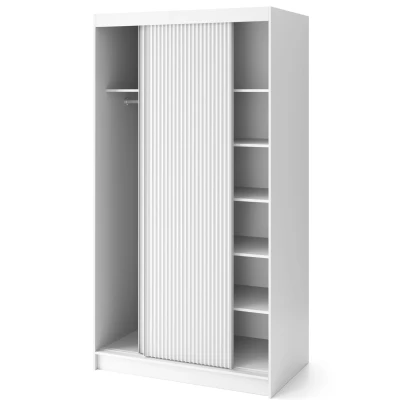 Kleiderschrank mit Schiebetüren 120 cm SELIORA - weiß