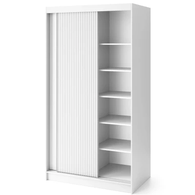 Kleiderschrank mit Schiebetüren 120 cm SELIORA - weiß