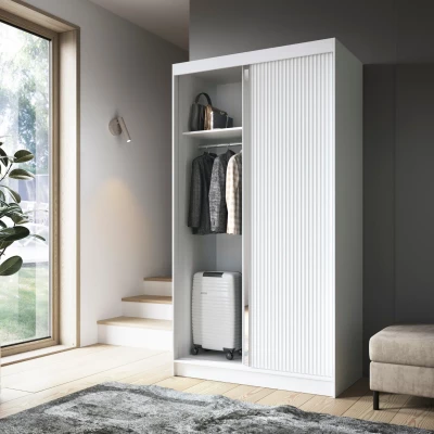 Spiegelschrank mit Schiebetüren 120 cm SELIORA - weiß