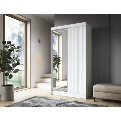 Spiegelschrank mit Schiebetüren 120 cm SELIORA - weiß