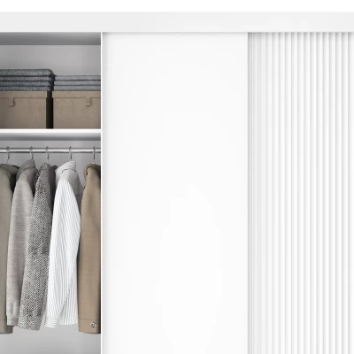 Kleiderschrank mit Schiebetüren 180 cm SELIORA - weiß
