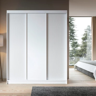 Kleiderschrank mit Schiebetüren 180 cm SELIORA - weiß