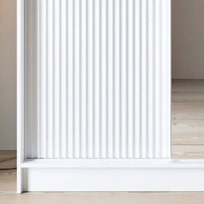 Spiegelschrank mit Schiebetüren, 180 cm, SELIORA – weiß
