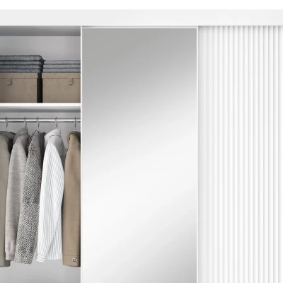 Spiegelschrank mit Schiebetüren, 180 cm, SELIORA – weiß