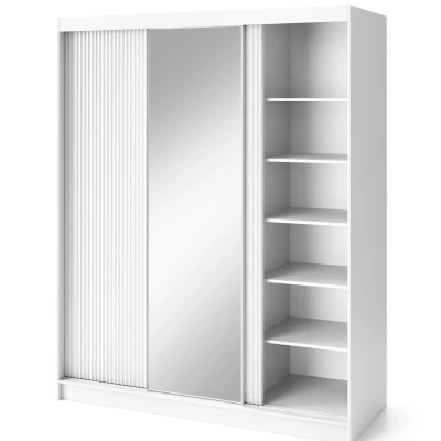 Spiegelschrank mit Schiebetüren, 180 cm, SELIORA – weiß