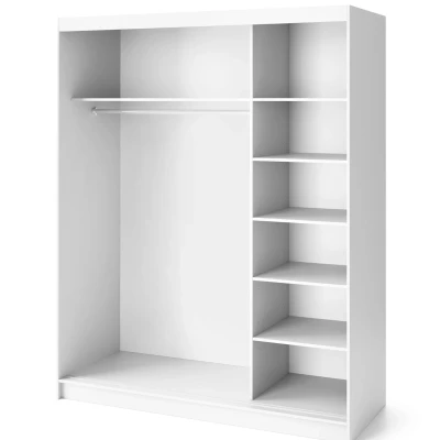 Spiegelschrank mit Schiebetüren, 180 cm, SELIORA – weiß