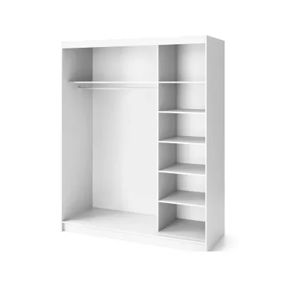 Spiegelschrank mit Schiebetüren, 180 cm, SELIORA – weiß
