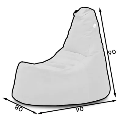 Sitzsack ZAYDEN - grau