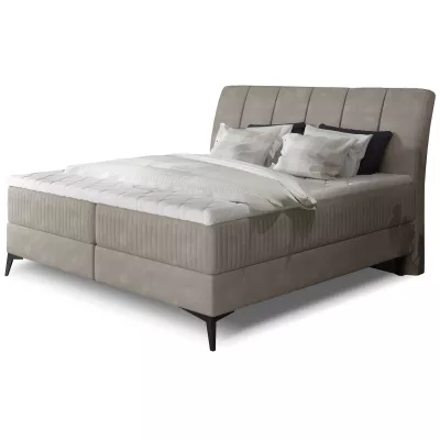 Kontinentales Bett mit Stauraum 180x200 MODRIVA - beige
