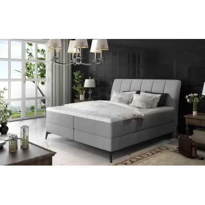 Kontinentales Bett mit Stauraum 180x200 MODRIVA - grau 1