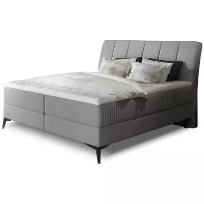 Kontinentales Bett mit Stauraum 180x200 MODRIVA - grau 1
