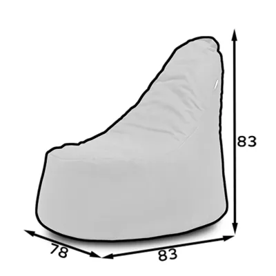 Sitzsack HADRIAN - schwarz
