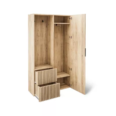 Flurwand SELESTIA – handgefertigte Eiche