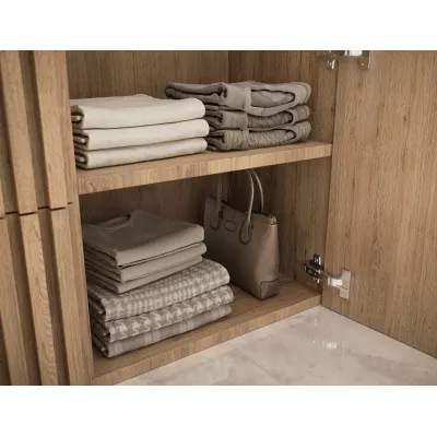 Flurwand SELESTIA – handgefertigte Eiche