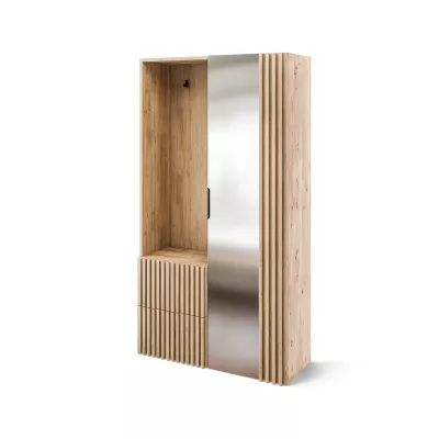 Flurwand SELESTIA – handgefertigte Eiche