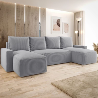 U-förmiges Sofa SOFTA - graublau