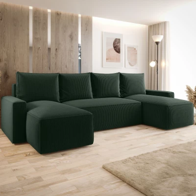 U-förmiges Sofa SOFTA - grün