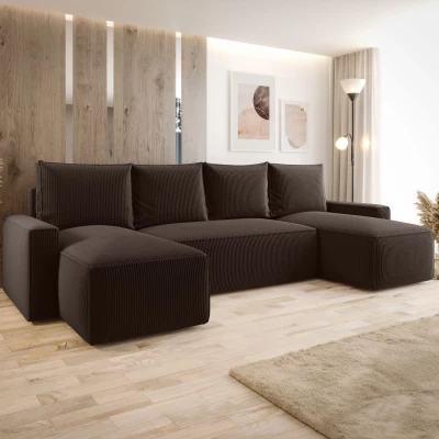 U-förmiges Sofa SOFTA - Schokolade