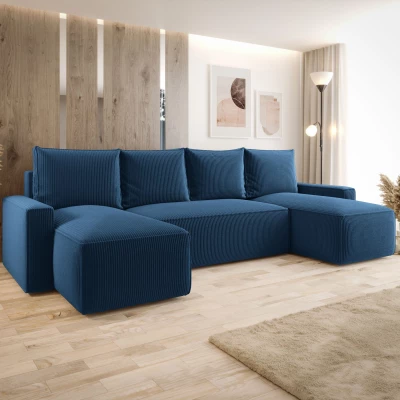 U-förmiges Sofa SOFTA - blau