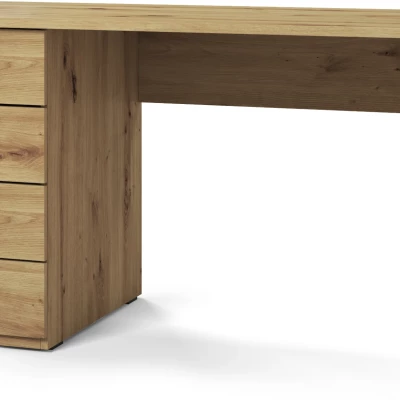 Schreibtisch mit Schubladen ICARION – Eichenholz