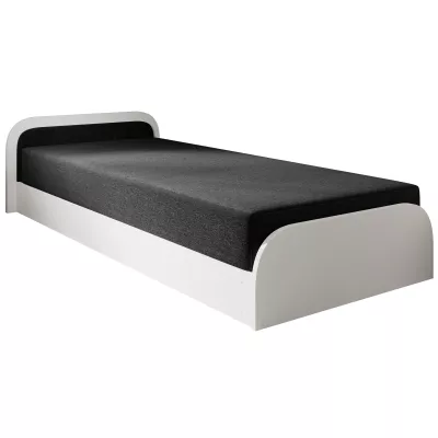 Kinderbett 80x190 SNUGORIA 1 - schwarz 1 / linke Version